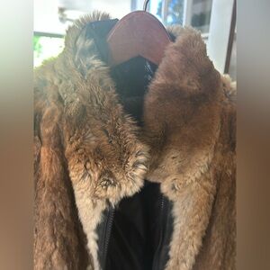 Sam. detachable soft fur reversible jacket vest